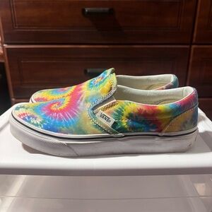 Vans Kids Tie-Dye Slip-On Shoes